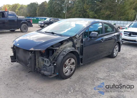 2013 Honda Civic Lx z USA, uszkodzony, nr VIN 19XFB2F54DE237333